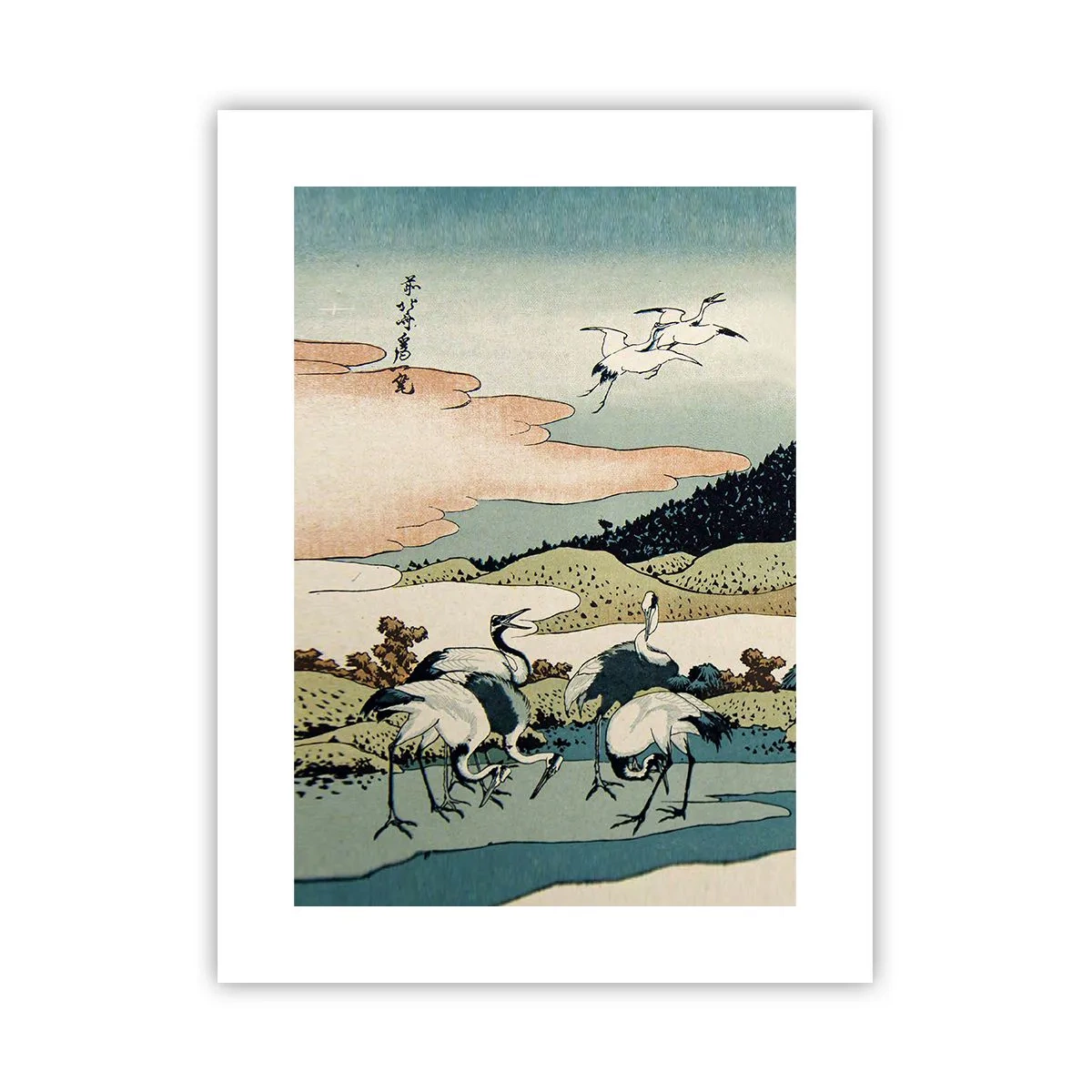 Affisch - I japansk anda - 30x40 cm