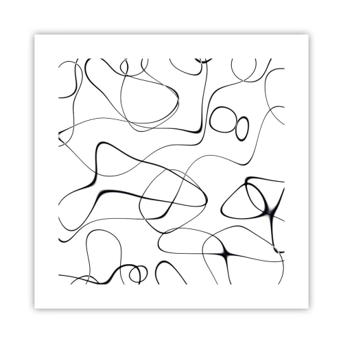 Affisch - Livets stigar, ödets tur - 40x40 cm