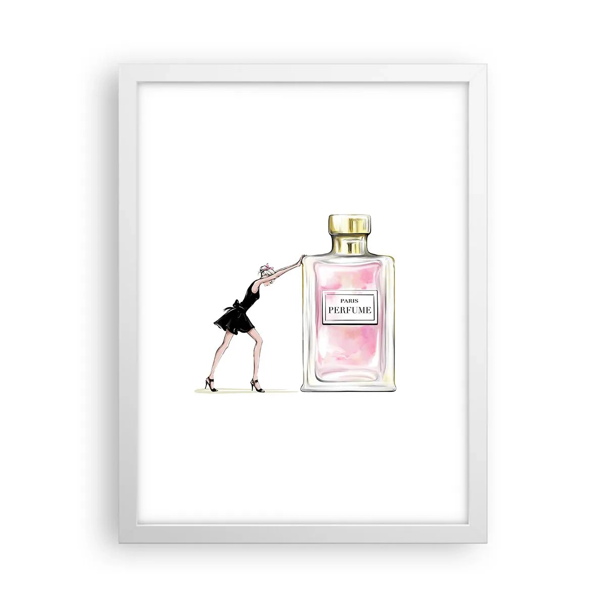 Affisch i vit ram - Kvinnlighetens kärna - 30x40 cm