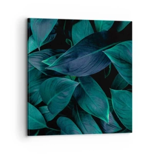 Canvastavla - Bild på duk - Grönskan själv - 70x70 cm