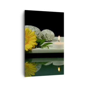 Canvastavla - Bild på duk - Stilla sinnen - 80x120 cm