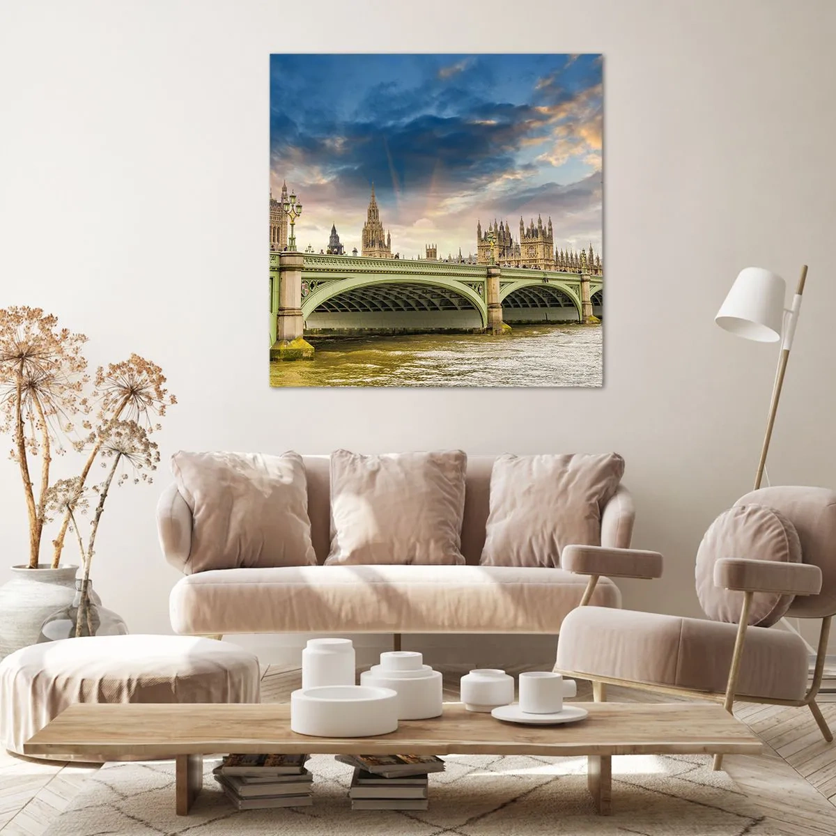 Canvastavla - Bild på duk - Tiden stannade i Imperiet - 40x40 cm
