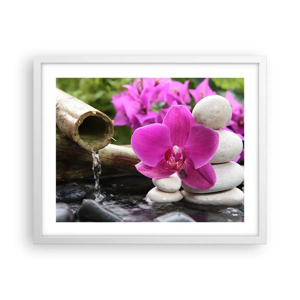 Affisch i vit ram - Så kopplar du av - 50x40 cm