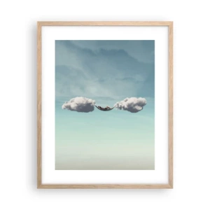 Affisch i ram av ljusek - Stundens salighet - 40x50 cm