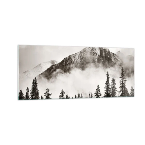 Glastavla - Bild på glas - Granithärskare - 100x40 cm