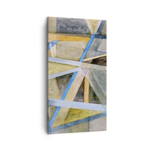 Canvastavla - Bild på duk - Rakt fram eller diagonalt? - 45x80 cm