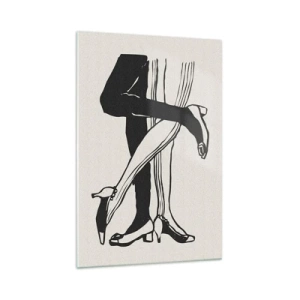 Glastavla - Bild på glas - Ett kvinnoattribut - 70x100 cm