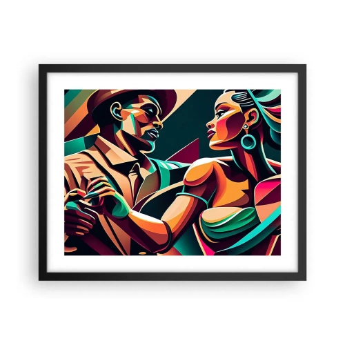 Affisch i svart ram - I hjärtats rytm - 50x40 cm