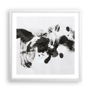 Affisch i vit ram - En metod i galenskap? - 50x50 cm