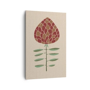 Canvastavla - Bild på duk - Som en stor barrkotte - 80x120 cm