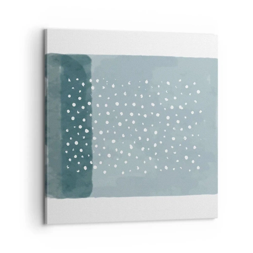 Canvastavla - Bild på duk - Uppstådda ur det blåa - 60x60 cm