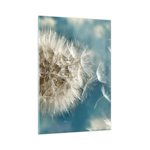 Glastavla - Bild på glas - Ängelns andetag - 80x120 cm