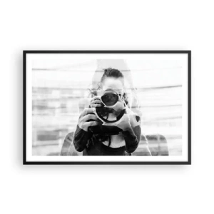 Affisch i svart ram - Skapare och material - 91x61 cm