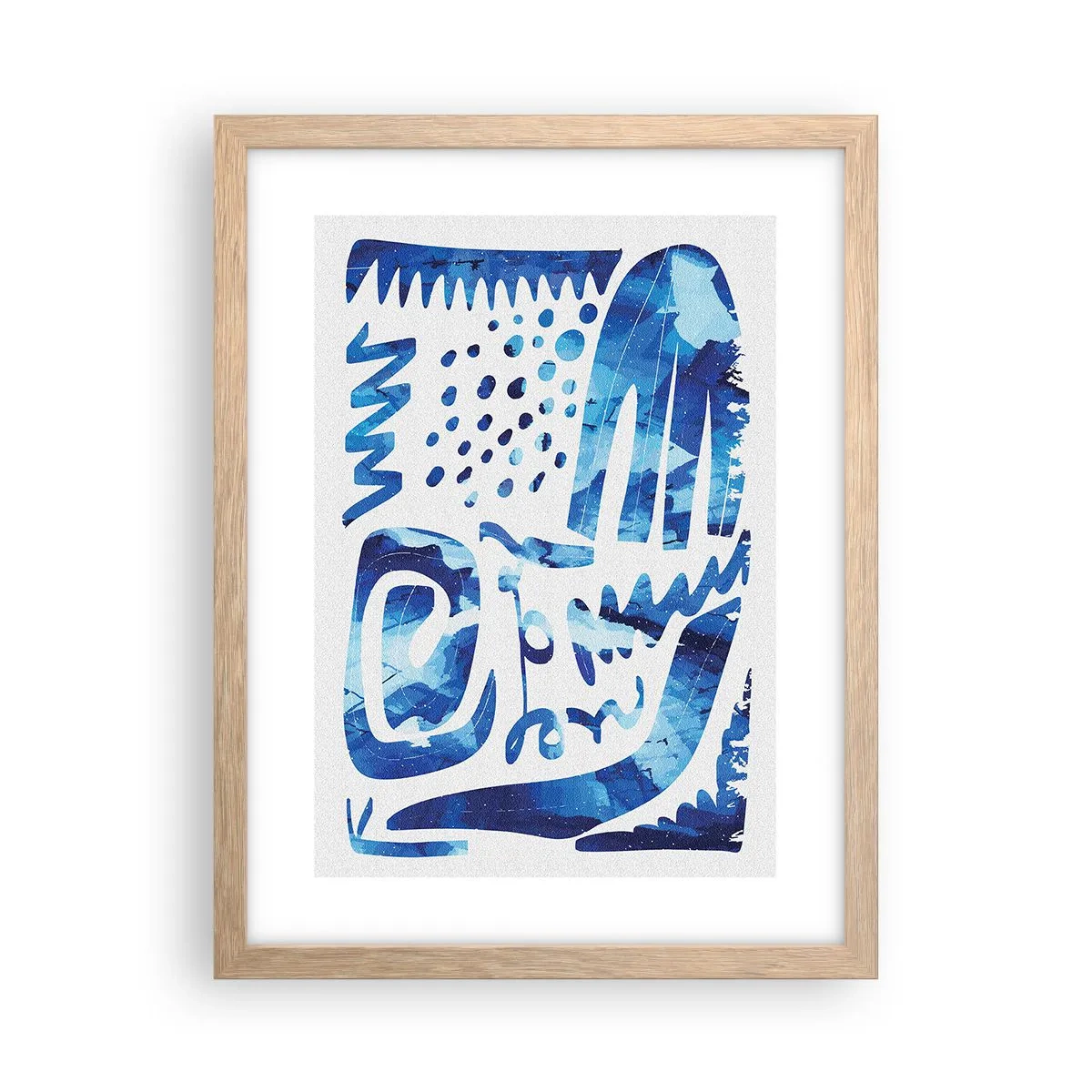 Affisch i ram av ljusek - Tillbaka till rötterna - 30x40 cm