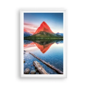 Affisch i vit ram - Glöd och kyla - 61x91 cm