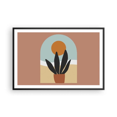 Affisch i svart ram - Små glädje - 91x61 cm