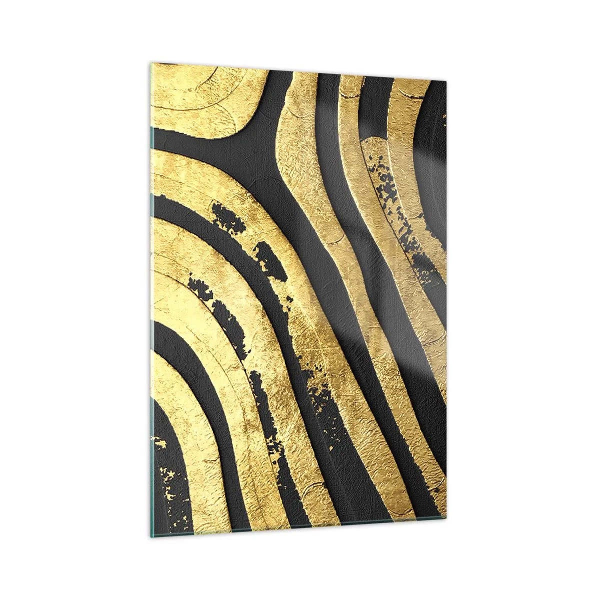 Glastavla - Bild på glas - Allt flyter - 50x70 cm