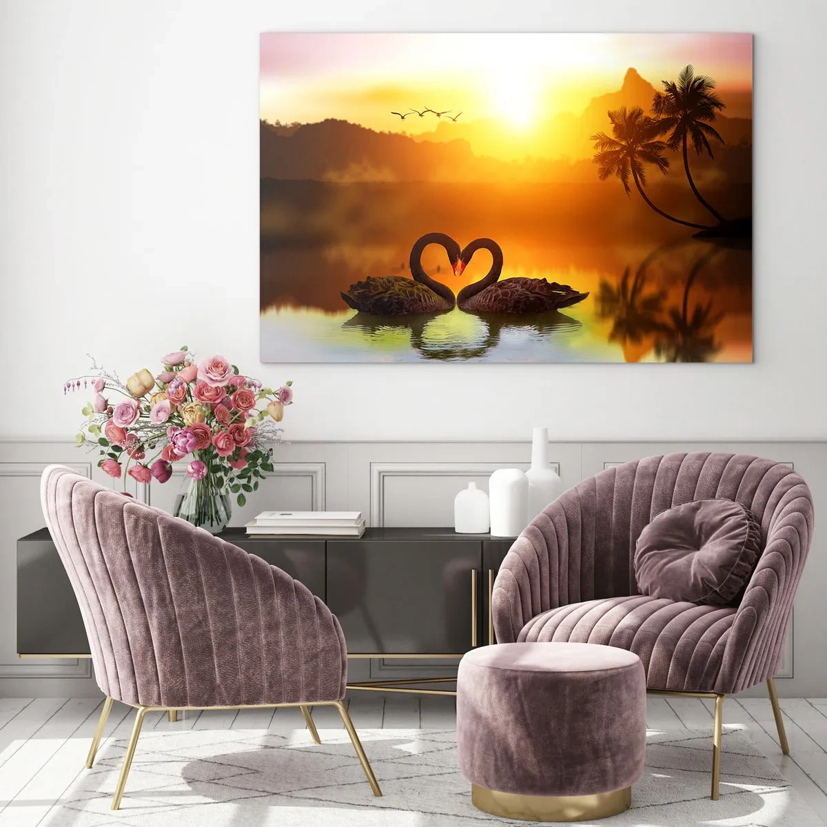 Glastavla - Bild på glas - Allt parat - 120x80 cm