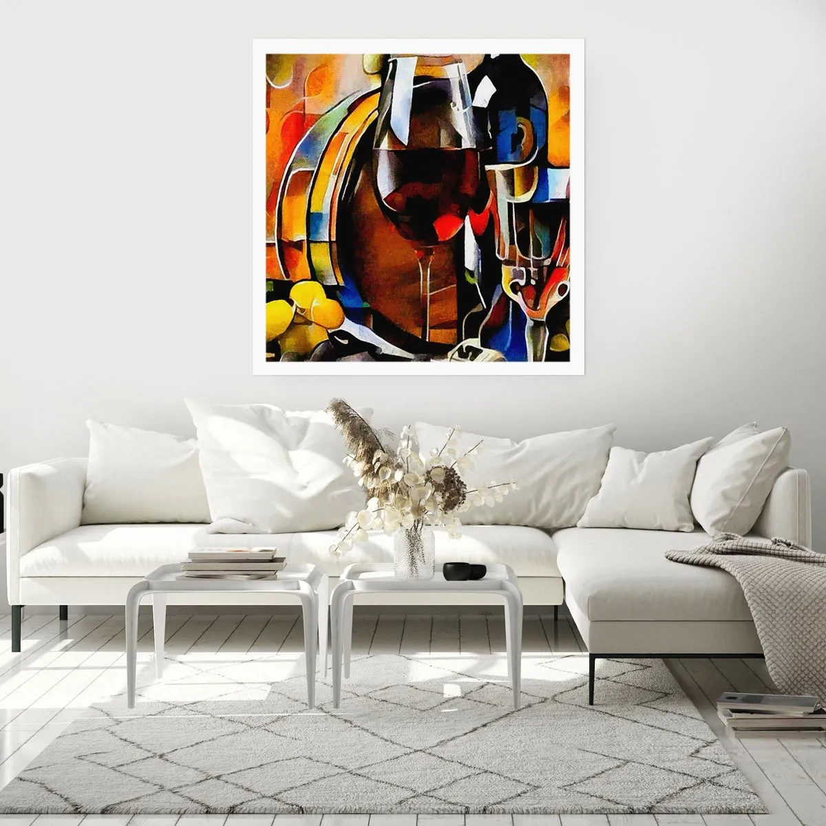 Affisch - Så blir världen färgglad - 50x50 cm