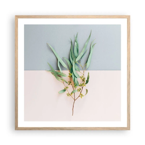 Affisch i ram av ljusek - Pastellens subtilitet - 60x60 cm
