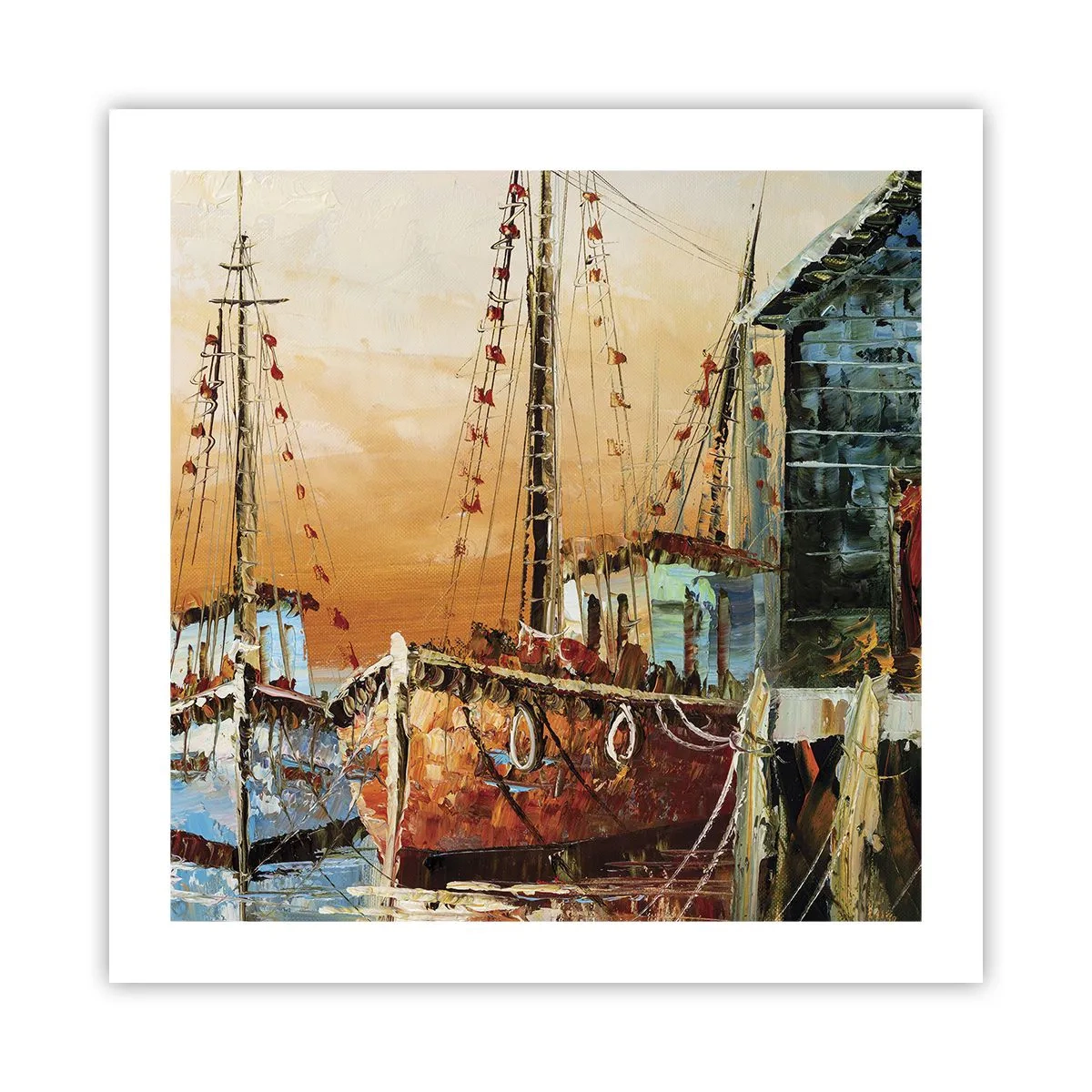 Affisch - Lugn hemresa - 50x50 cm
