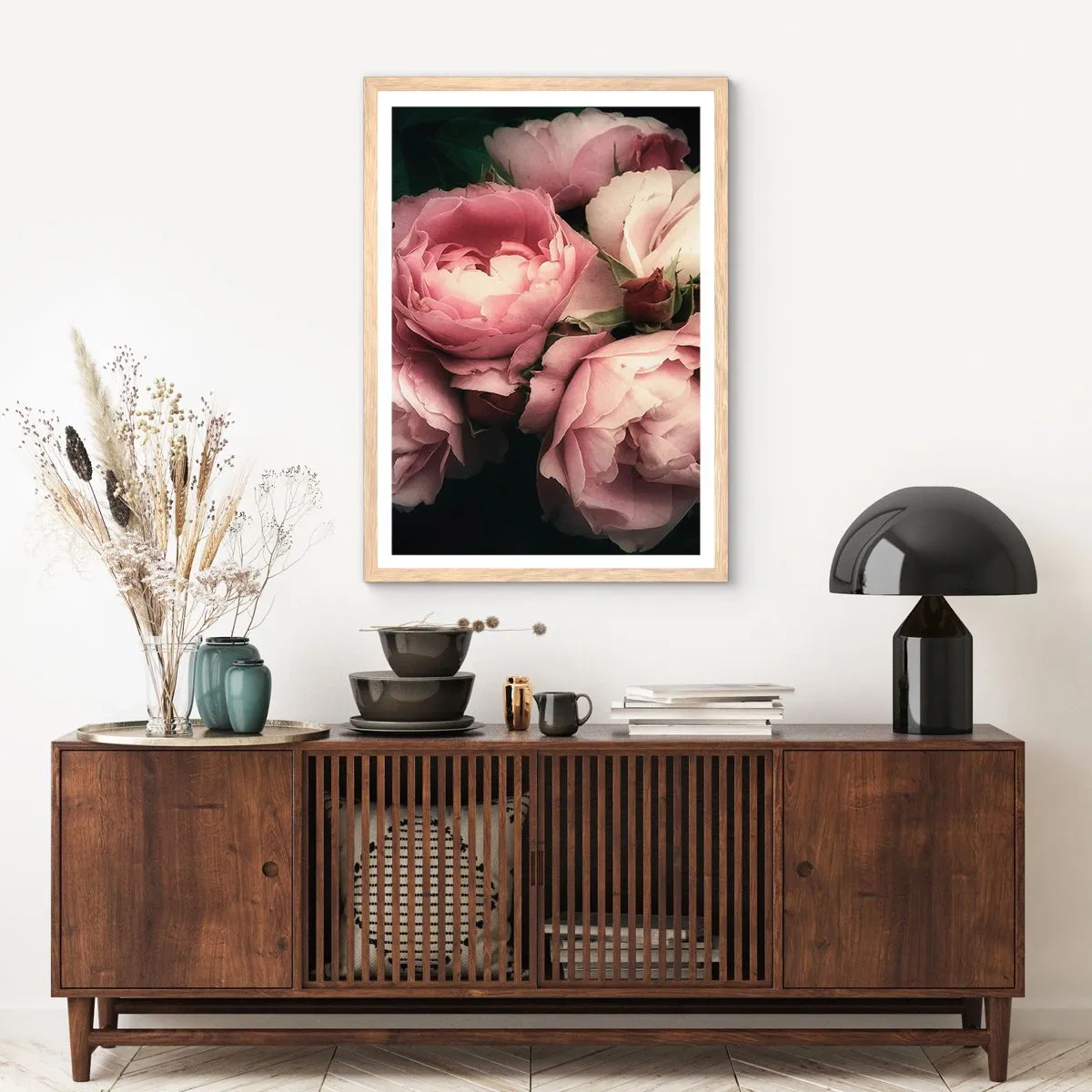 Affisch i ram av ljusek - Belle epoque charm - 50x70 cm