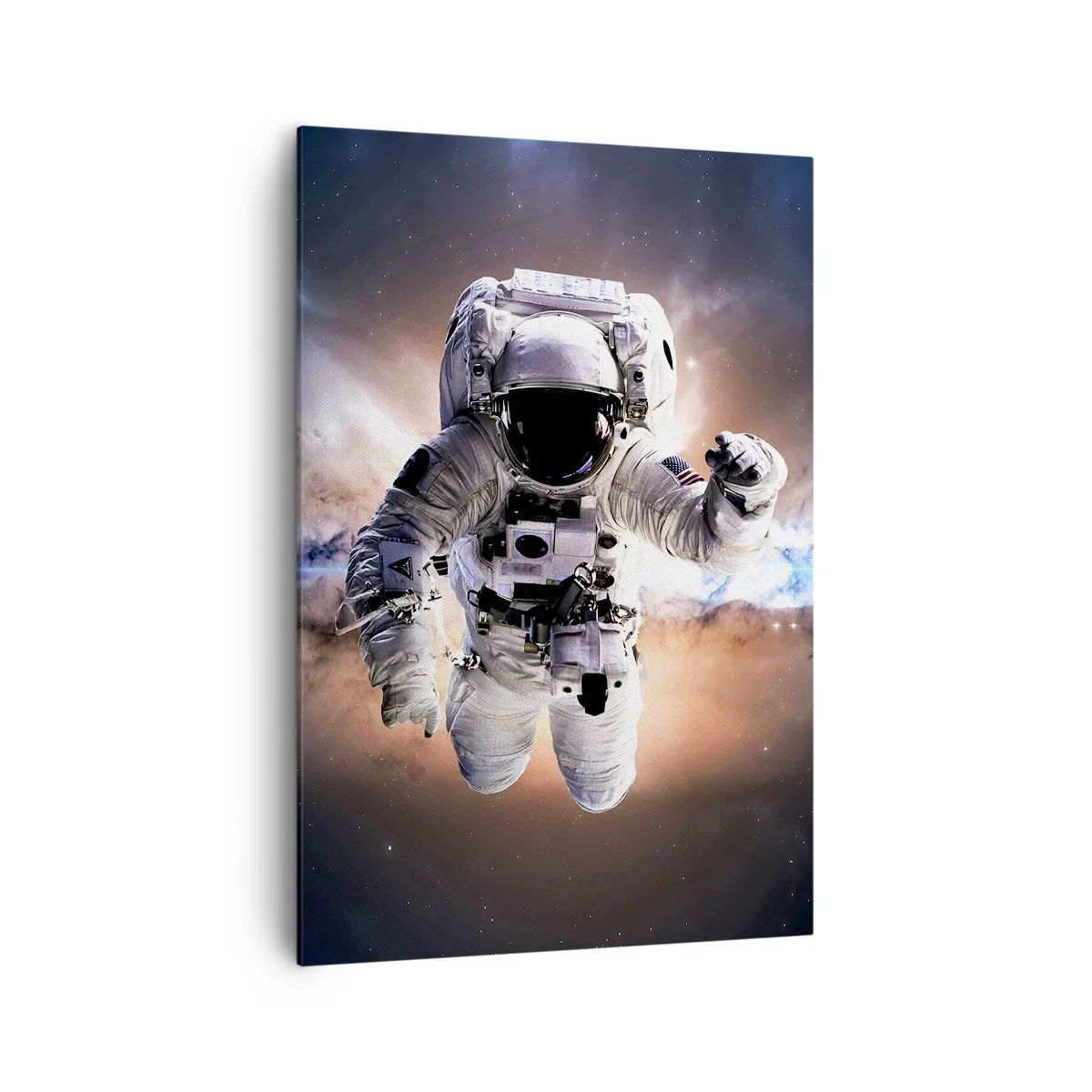 Canvastavla - Bild på duk - Hälsningar från rymden - 70x100 cm