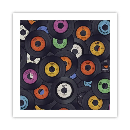 Affisch - Klassikens färger - 50x50 cm