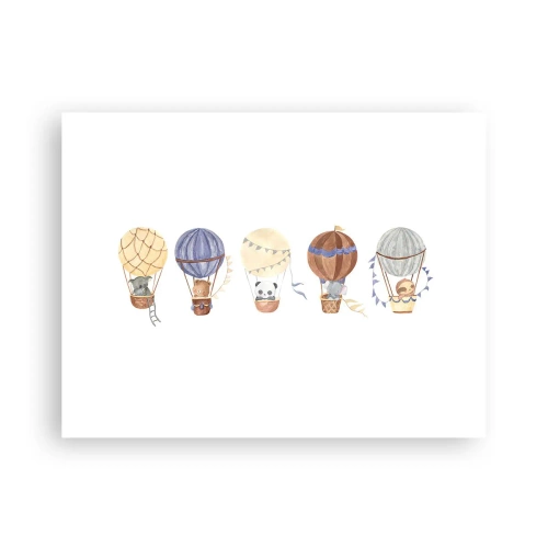 Affisch - Vänner på en resa - 40x30 cm