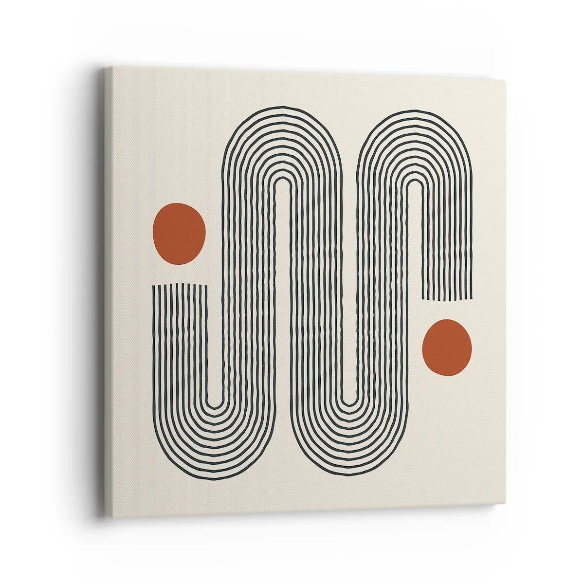 Canvastavla - Bild på duk - från början till slutet - 40x40 cm