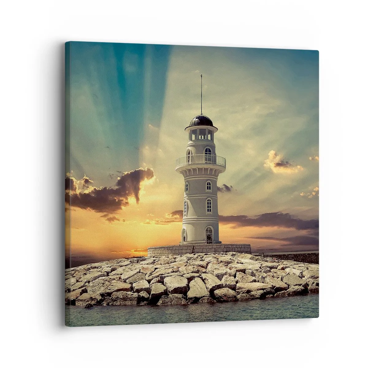 Canvastavla - Bild på duk - Ljus - Godhet - Skönhet - 30x30 cm