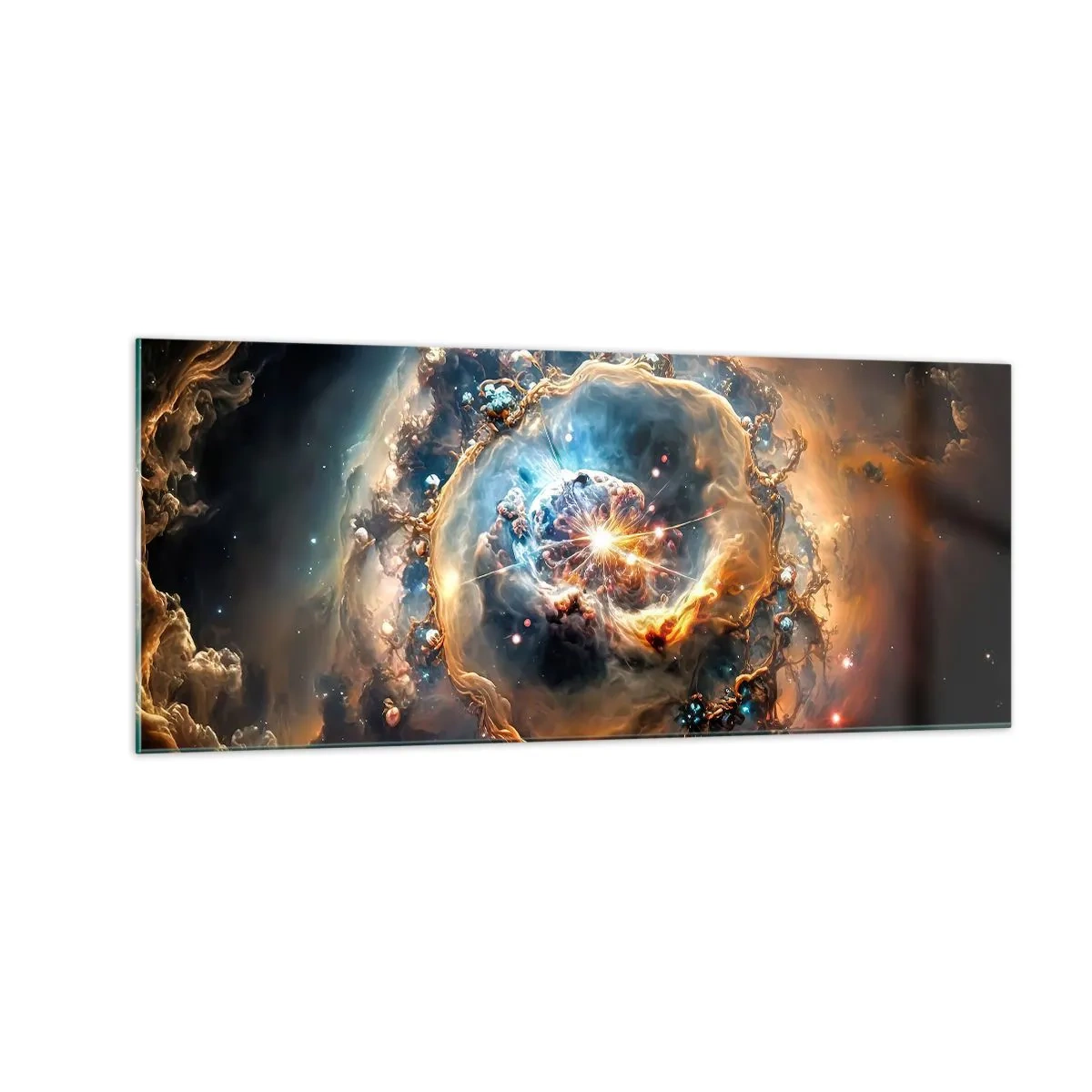 Glastavla - Bild på glas - Början - 100x40 cm