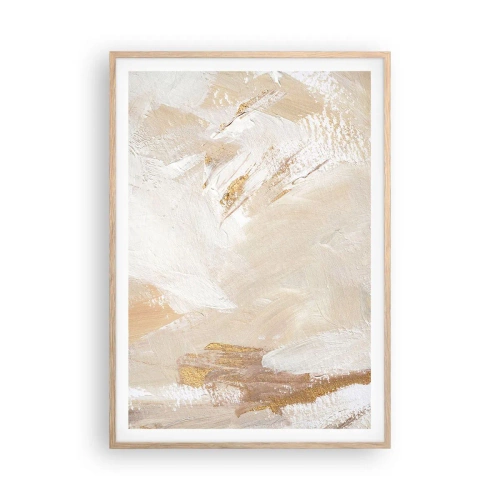 Affisch i ram av ljusek - Pastellfärgad komposition - 70x100 cm