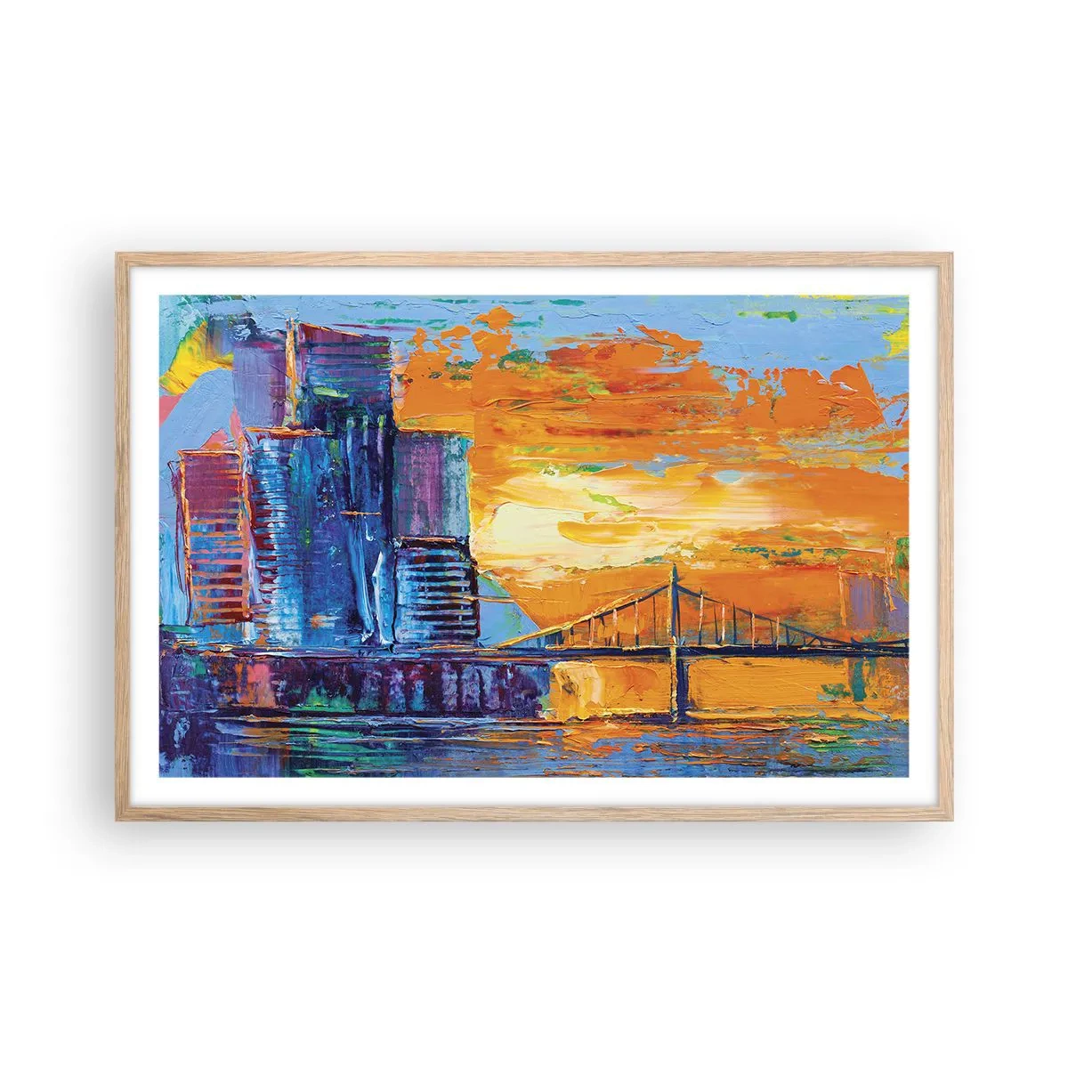 Affisch i ram av ljusek - Kultur och natur - 91x61 cm