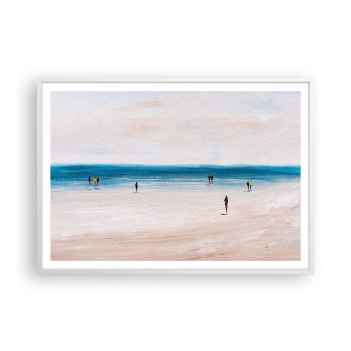 Affisch i vit ram - Ett naturligt behov - 100x70 cm