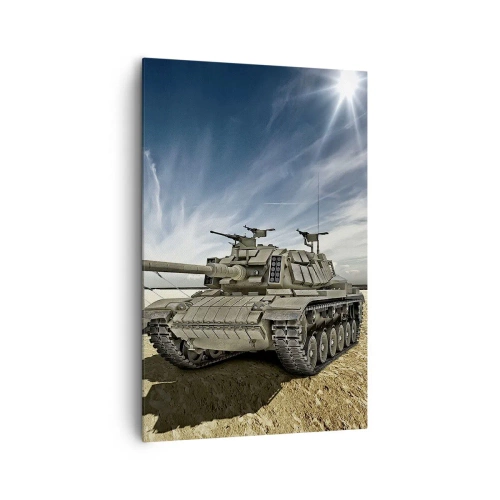 Canvastavla - Bild på duk - Militär dröm - 80x120 cm