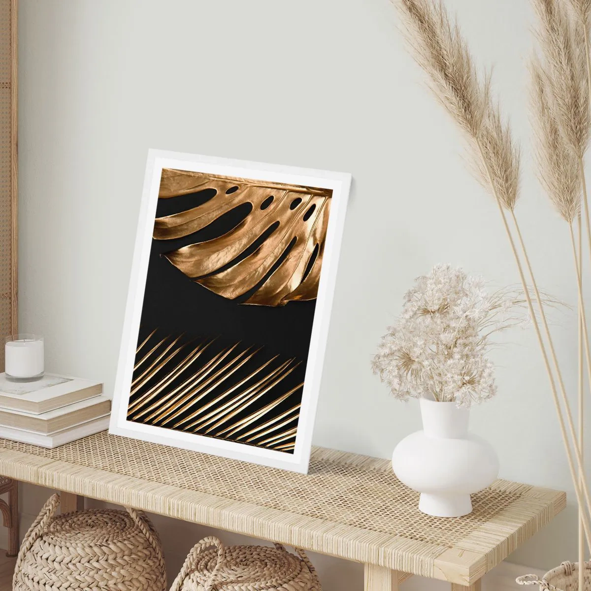 Affisch i vit ram - Olika men lika dyra - 40x50 cm