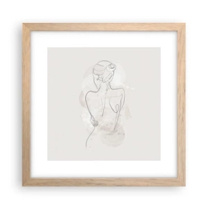 Affisch i ram av ljusek - Som ett känsligt instrument - 30x30 cm