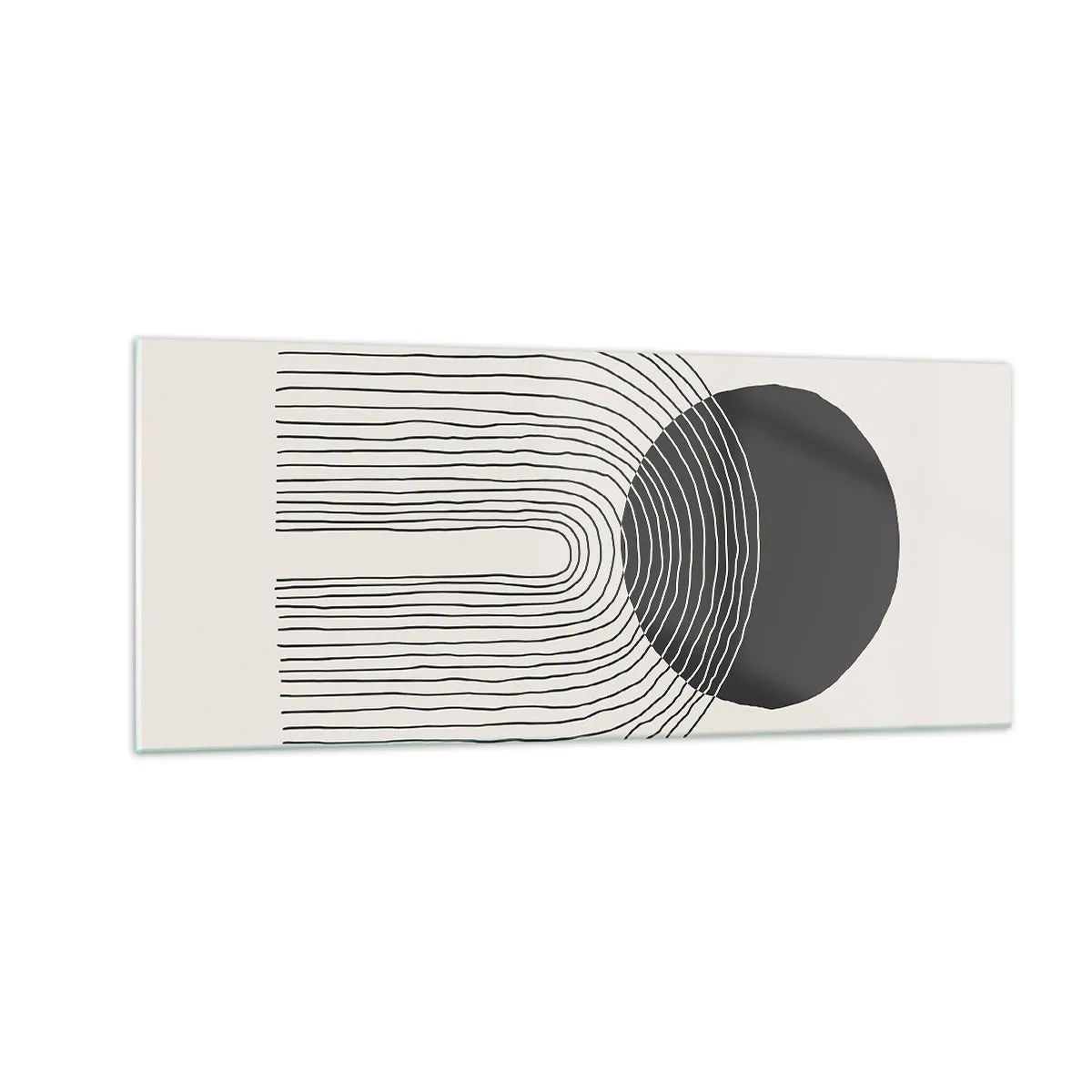 Glastavla - Bild på glas - Darr och säkerhet - 100x40 cm