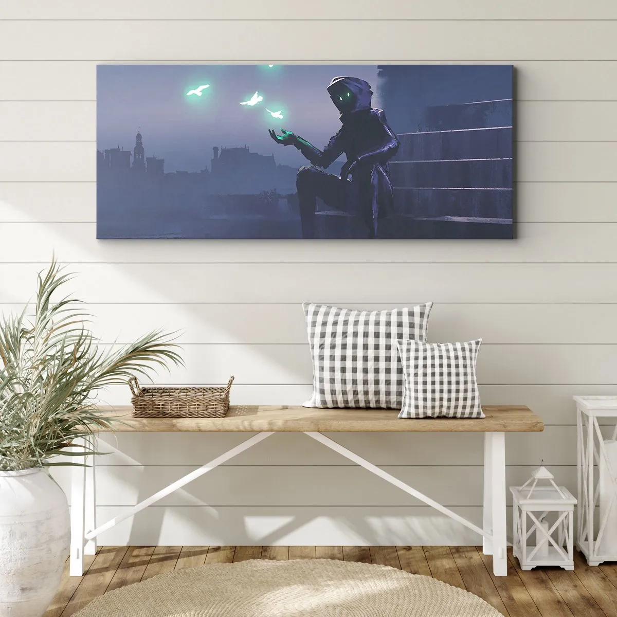 Canvastavla - Bild på duk - Livet kommer tillbaka - 90x30 cm