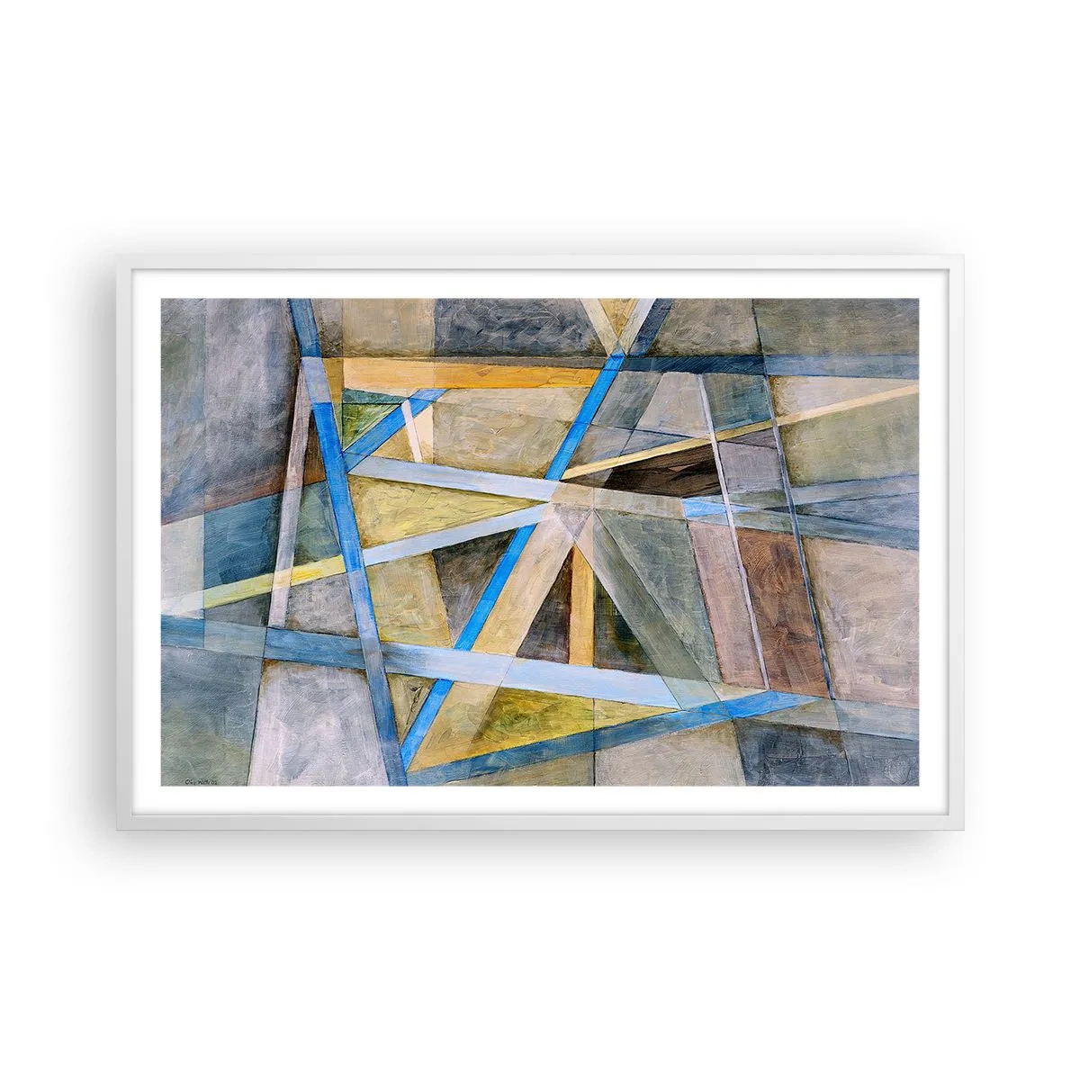 Affisch i vit ram - Rakt fram eller diagonalt? - 91x61 cm