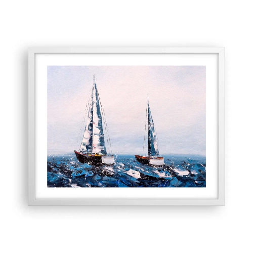 Affisch i vit ram - Vindens broderskap - 50x40 cm