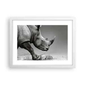 Affisch i vit ram - Ostoppbar kraft - 40x30 cm