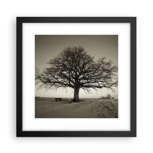 Affisch i svart ram - Härifrån till evighet - 30x30 cm