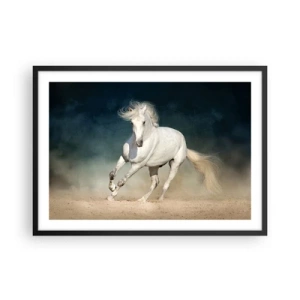 Affisch i svart ram - Frihet i ett rent tillstånd - 70x50 cm