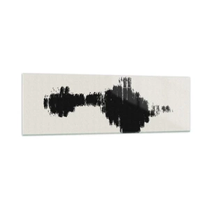 Glastavla - Bild på glas - Fantasins vibrationer - 160x50 cm