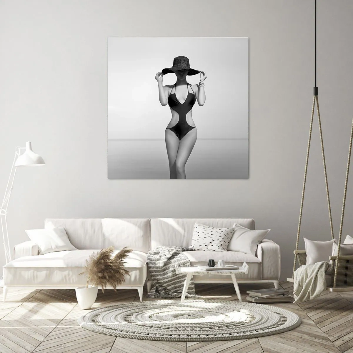 Canvastavla - Bild på duk - Mitt förnamn är: Elegans - 40x40 cm