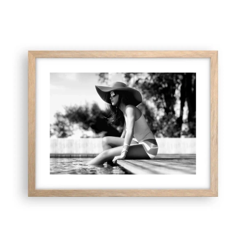 Affisch i ram av ljusek - En sommardröm - 40x30 cm