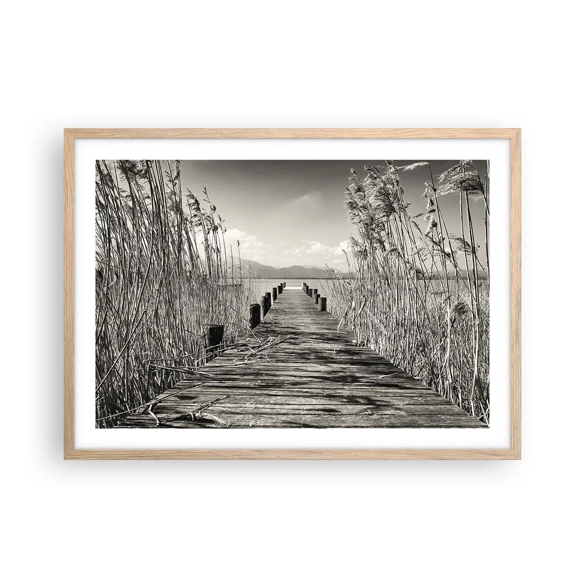 Affisch i ram av ljusek - I gräsets fristad - 70x50 cm