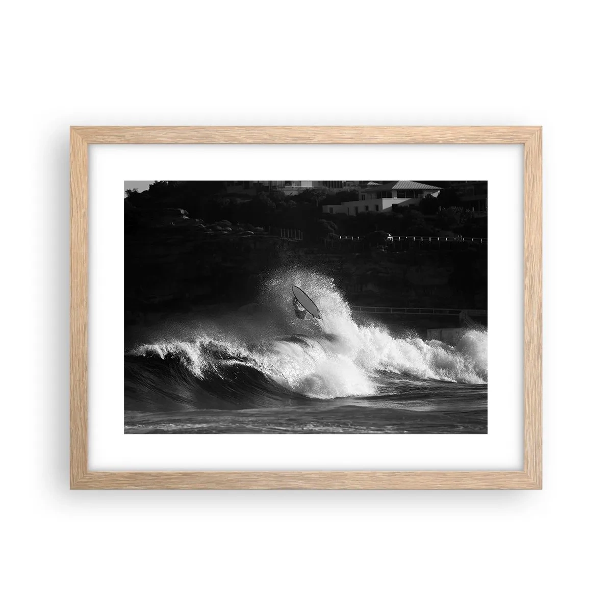 Affisch i ram av ljusek - Utmaning accepterad! - 40x30 cm